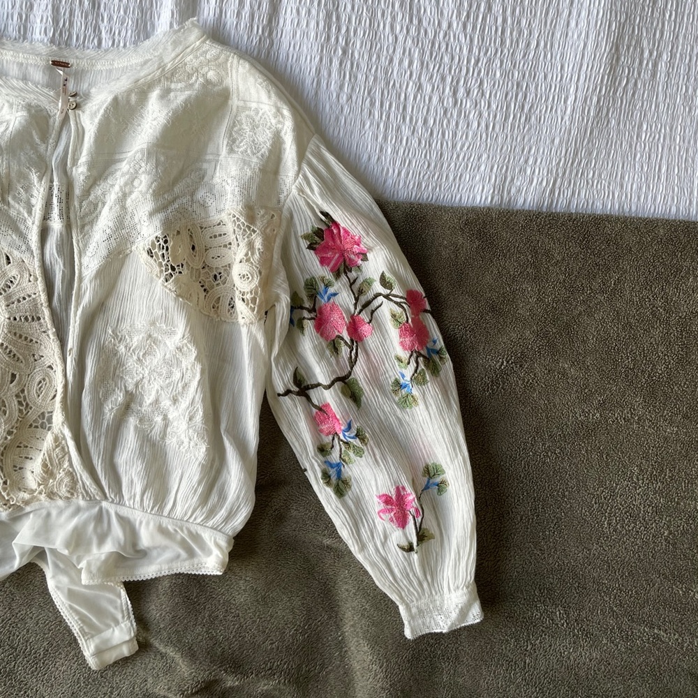 NWOT Free People Making Harmony Bodysuit